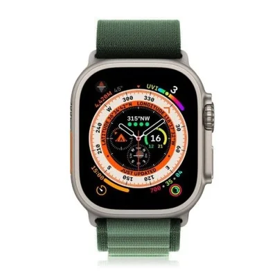 Porodo Ultra Titanium Smart Watch 2.1" Wide Screen - Green